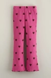 Tucker + Tate Kids' Rib Print Flare Leggings In Pink