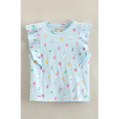 Tucker + Tate Kids' Ruffle Cotton T-shirt In Blue