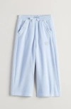 Tucker + Tate Kids' Ruffle Pocket Velour Pants In Blue