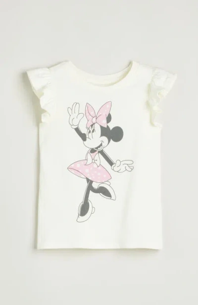 Tucker + Tate Kids' Ruffle Sleeve Cotton Graphic T-shirt In White