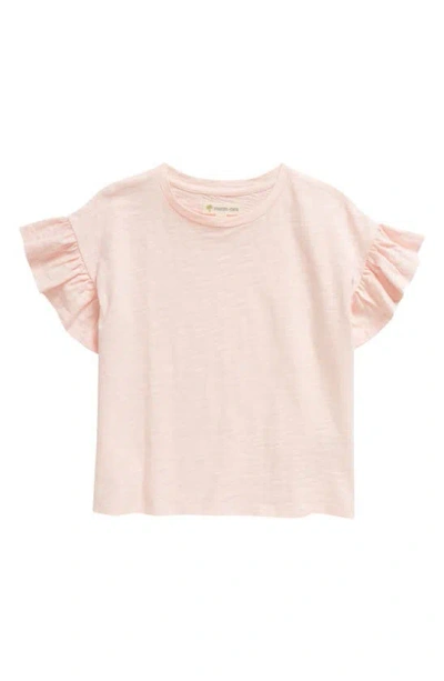 Tucker + Tate Kids' Ruffle Sleeve Cotton T-shirt In Pink English