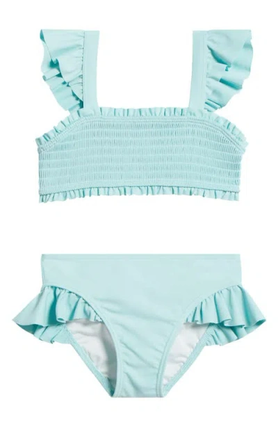 Tucker + Tate Kids' Ruffle Two-piece Swimsuit In Teal Turquoise
