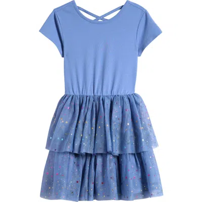 Tucker + Tate Kids' Sparkle Tutu Dress In Blue Colony