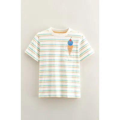Tucker + Tate Kids' Stripe Cotton Graphic Pocket T-shirt