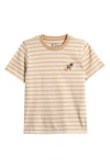 Tucker + Tate Kids' Stripe Embroidered T-shirt In Brown
