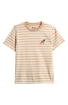 Tucker + Tate Kids' Stripe Embroidered T-shirt In Tan Shore Cody Stripe