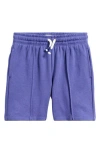 Tucker + Tate Kids' Terry Pintuck Sweat Shorts In Purple