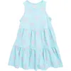 Tucker + Tate Kids' Tiered Dress In Green Yucca Simple Butterflies