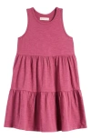 Tucker + Tate Kids' Tiered Dress In Purple Coulis