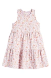 Tucker + Tate Kids' Tiered Dress In Purple Lupine Meadow Ditsy