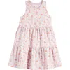 Tucker + Tate Kids' Tiered Dress In Purple Lupine Meadow Ditsy