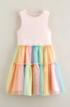 Tucker + Tate Kids' Tiered Rainbow Tutu Dress