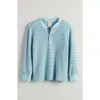 Tucker + Tate Kids' Waffle Stitch Top In Blue