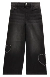 Tucker + Tate Kids' Wide Leg Jeans In Black Wash