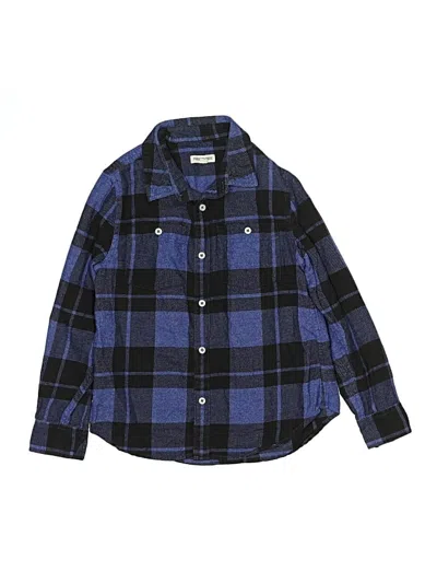 Pre-owned Tucker + Tate Kids' Long Sleeve Button Down Shirt In Blue