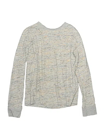 Pre-owned Tucker + Tate Kids' Long Sleeve Henley Shirt In Gray