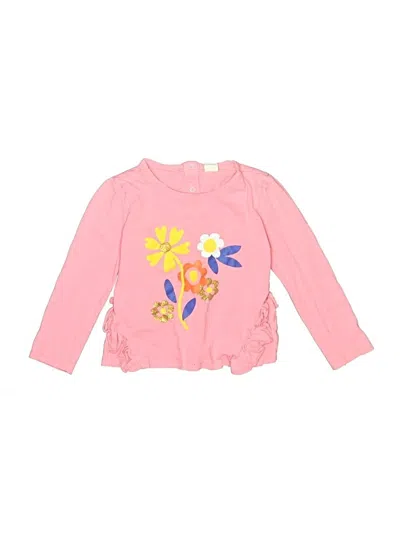 Pre-owned Tucker + Tate Kids' Long Sleeve T-shirt In Pink