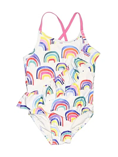 Pre-owned Tucker + Tate Kids' One Piece Swimsuit In White