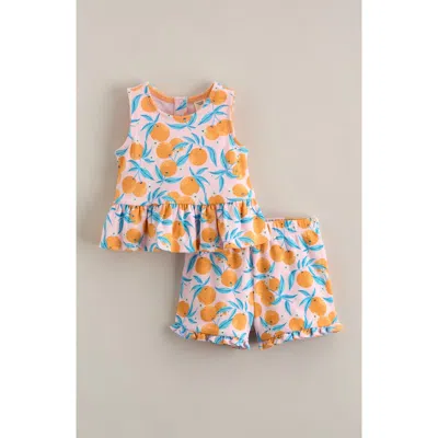 Tucker + Tate Babies'  Peplum Tank & Shorts Set In Pink
