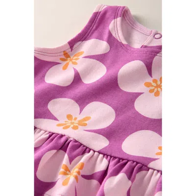 Tucker + Tate Babies'  Peplum Tank & Shorts Set In Purple