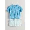 Tucker + Tate Print Cotton T-shirt & Shorts Set In Blue