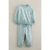 Tucker + Tate Babies'  Print Fleece Sweatshirt & Joggers Set In Blue