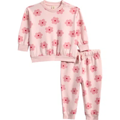 Tucker + Tate Print Fleece Sweatshirt & Joggers Set