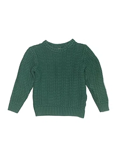 Pre-owned Tucker + Tate Kids' Pullover Sweater In Green