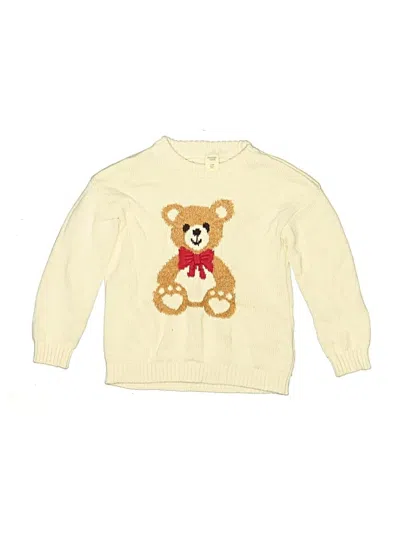Pre-owned Tucker + Tate Kids' Pullover Sweater In Ivory