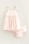 Tucker + Tate Ruffle Cotton Blend Sundress With Bloomers In Multi