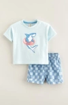 Tucker + Tate Shark Graphic T-shirt & Drawstring Shorts Set