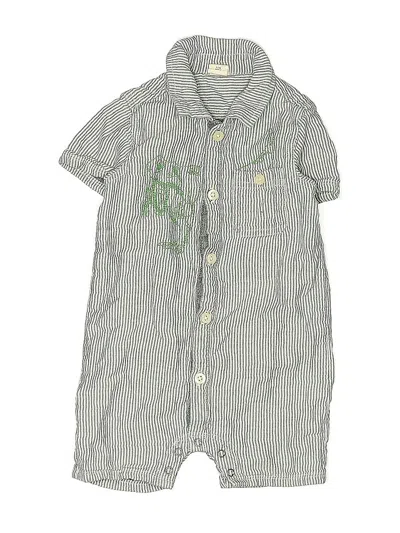 Pre-owned Tucker + Tate Babies' Short Sleeve Onesie In Green