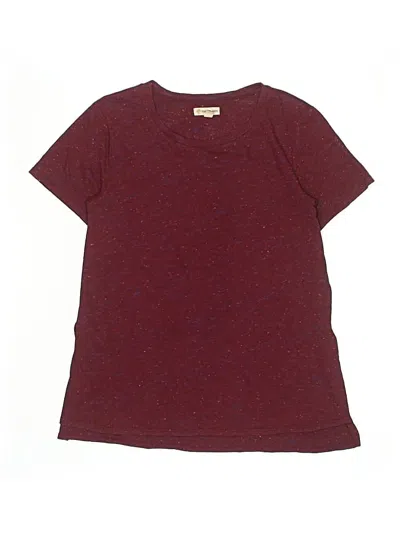 Pre-owned Tucker + Tate Kids' Short Sleeve T-shirt In Burgundy