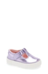 Tucker + Tate Kids'  Tabitha T-strap Mary Jane Flat In Purple Montana Metallic