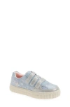 Tucker + Tate Kids'  Tallulah Glitter Sneaker In Blue Denim Metallic