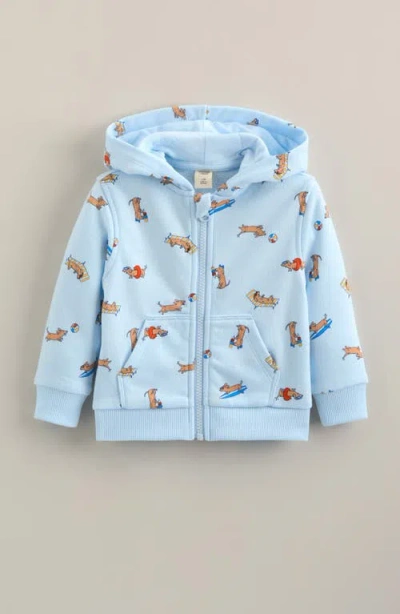 Tucker + Tate Babies'  Zip Hoodie In Blue