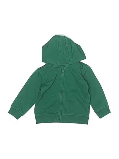 Pre-owned Tucker + Tate Kids' Zip Up Hoodie In Green
