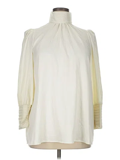 Pre-owned Tuckernuck 3/4 Sleeve Blouse In White