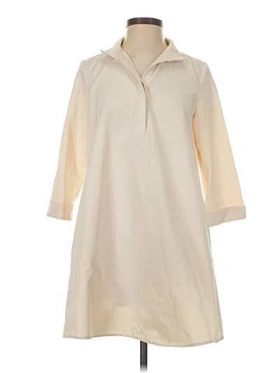 Pre-owned Tuckernuck 3/4 Sleeve Blouse In White
