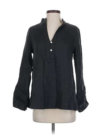 Pre-owned Tuckernuck 3/4 Sleeve Button Down Shirt In Black