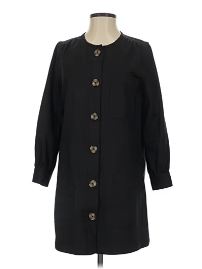 Pre-owned Tuckernuck 3/4 Sleeve Button Down Shirt In Black
