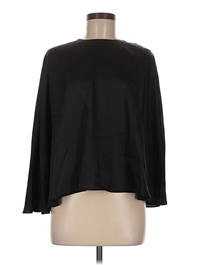 Pre-owned Tuckernuck 3/4 Sleeve Top Black Boatneck Tops
