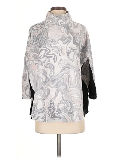 Pre-owned Tuckernuck 3/4 Sleeve T-shirt In Silver