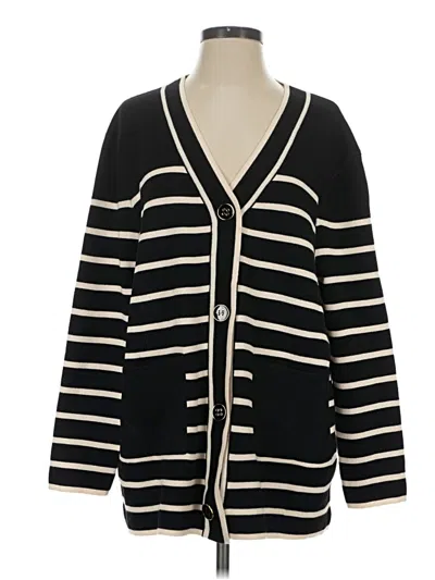 Pre-owned Tuckernuck Cardigan Sweater In Black