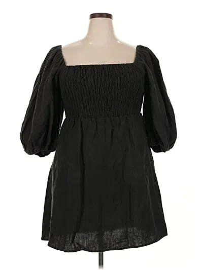 Pre-owned Tuckernuck Casual Dress In Black