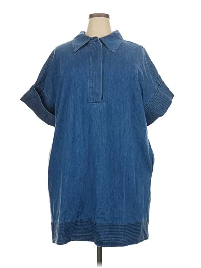 Pre-owned Tuckernuck Casual Dress In Blue