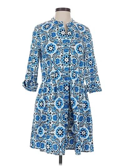 Pre-owned Tuckernuck Casual Dress In Blue