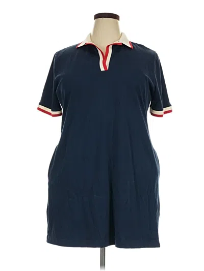 Pre-owned Tuckernuck Casual Dress In Blue