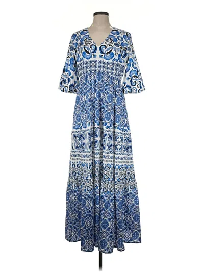 Pre-owned Tuckernuck Casual Dress In Blue
