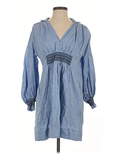 Pre-owned Tuckernuck Casual Dress In Blue